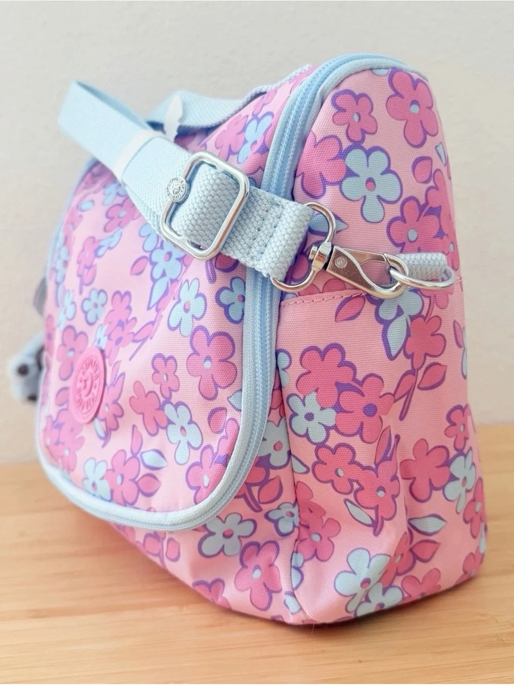 KIPLING Kichirou Lunch Food Bag Petal Playland